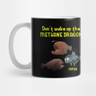 Methane Dragon Climate Change COP26 Glasow Mug